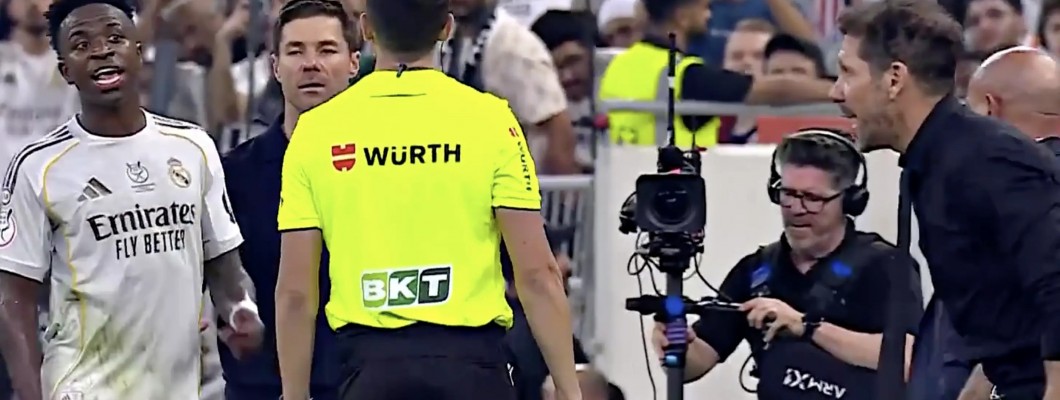 Simeone provoceerde Vinicius herhaaldelijk en kreeg daarvoor een gele kaart