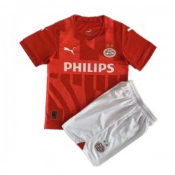 PSV Eindhoven Kind Anniversary Shirt met Bedrukking Thuis 2023-2024 Korte Mouw