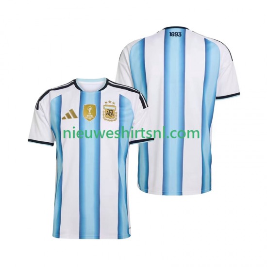 Argentinië Heren Shirt met Bedrukking Thuis WK 2026 Korte Mouw