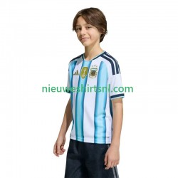 Argentinië Kind Shirt met Bedrukking Thuis WK 2026 Korte Mouw