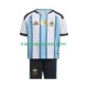 Argentinië Kind Shirt met Bedrukking Thuis WK 2026 Korte Mouw