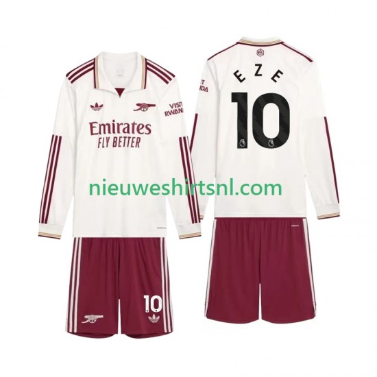 Arsenal Kind Shirt met Bedrukking Eze 10 Derde 2025-2026 Lange Mouw