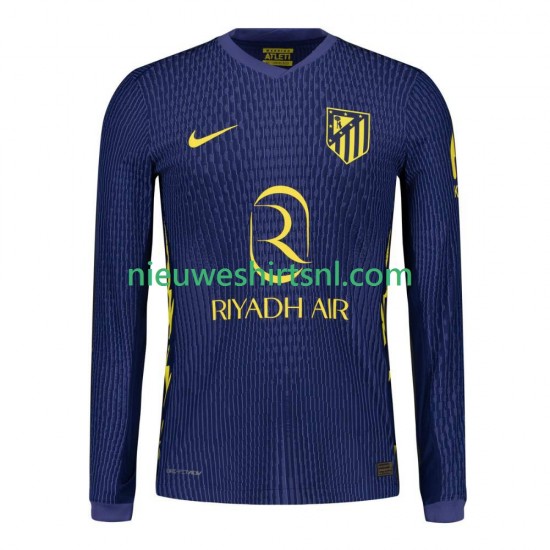 Atlético Madrid Heren Shirt met Bedrukking Uit 2025-2026 Lange Mouw