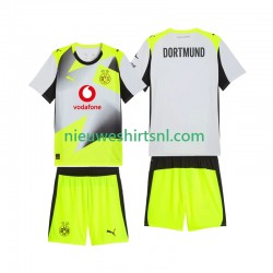 Borussia Dortmund Kind Shirt met Bedrukking Uit 2025-2026 Korte Mouw