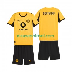 Borussia Dortmund Kind Shirt met Bedrukking Cup Thuis 2025-2026 Korte Mouw