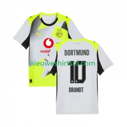 Borussia Dortmund Heren Shirt met Bedrukking Julian Brandt 10 Uit 2025-2026 Korte Mouw