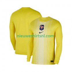 Frankrijk Heren Shirt met Bedrukking Doelman Thuis 2025 Lange Mouw