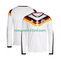 Duitsland Heren Shirt met Bedrukking Thuis WK 2026 Lange Mouw