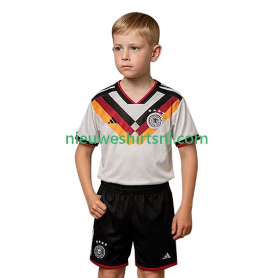 Duitsland Kind Shirt met Bedrukking Thuis WK 2026 Korte Mouw