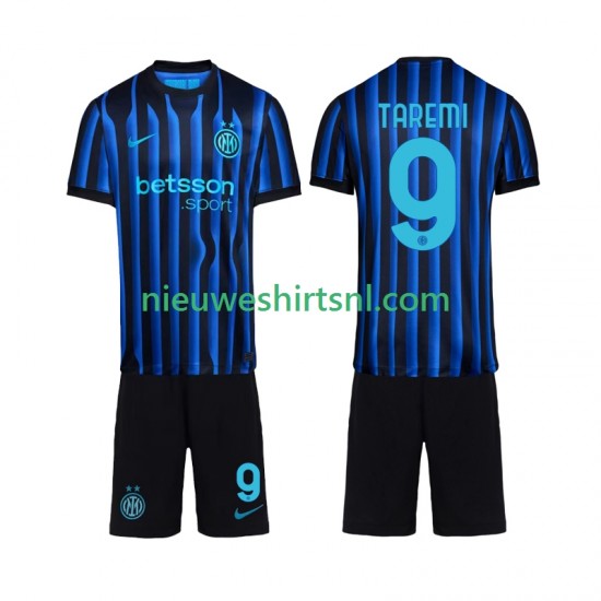 Inter Milan Kind Shirt met Bedrukking Marcus Thuram 9 Thuis 2025-2026 Korte Mouw