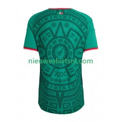 Mexico Heren Shirt met Bedrukking Thuis WK 2026 Korte Mouw