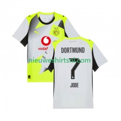 Borussia Dortmund Heren Shirt met Bedrukking Jobe Bellingham 7 Uit 2025-2026 Korte Mouw