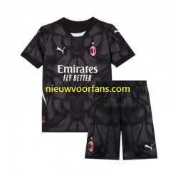 AC Milan Kind Shirt met Bedrukking Doelman Thuis 2024-2025 Korte Mouw