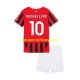 AC Milan Kind Shirt met Bedrukking Rafael Leao 10 Thuis 2024-2025 Korte Mouw