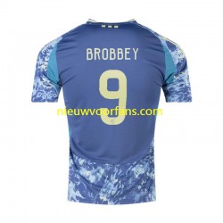 AFC Ajax Heren Shirt met Bedrukking Brian Brobbey 9 Uit 2024-2025 Korte Mouw