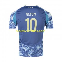AFC Ajax Heren Shirt met Bedrukking Chuba Akpom 10 Uit 2024-2025 Korte Mouw