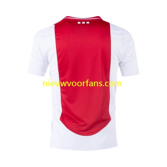 AFC Ajax Heren Shirt met Bedrukking Thuis 2024-2025 Korte Mouw