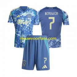 AFC Ajax Kind Shirt met Bedrukking Steven Bergwijn 7 Uit 2024-2025 Korte Mouw