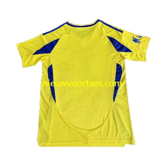 Heren Shirt met Bedrukking Al Nassr Thuis 2024-2025 Korte Mouw