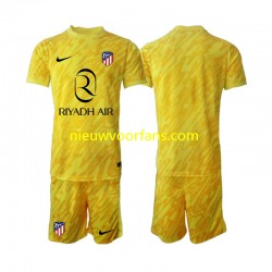 Atlético Madrid Kind Shirt met Bedrukking Doelman Derde 2024-2025 Korte Mouw
