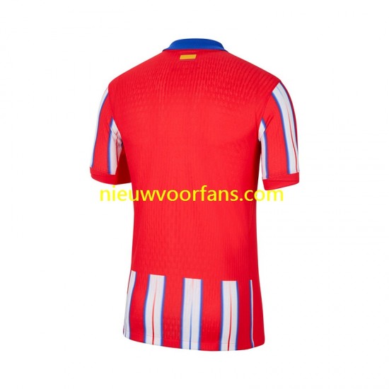 Atlético Madrid Heren Shirt met Bedrukking Thuis 2024-2025 Korte Mouw