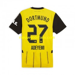 Borussia Dortmund Heren Shirt met Bedrukking Karim Adeyemi 27 Thuis 2024-2025 Korte Mouw