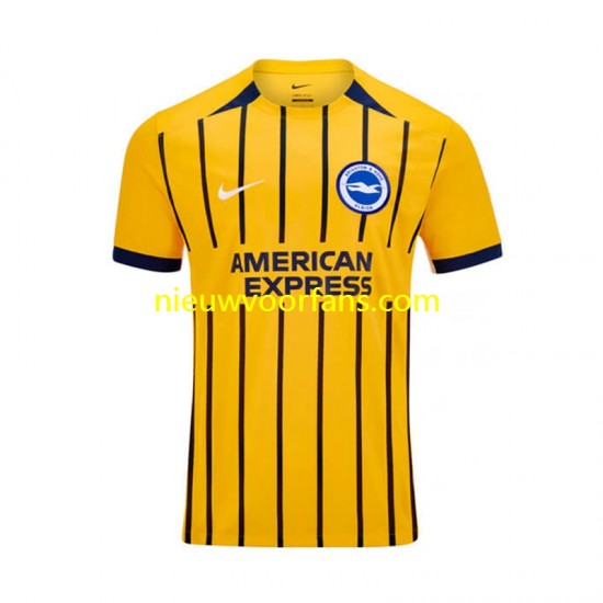 Brighton & Hove Albion Heren Shirt met Bedrukking Uit 2024-2025 Korte Mouw