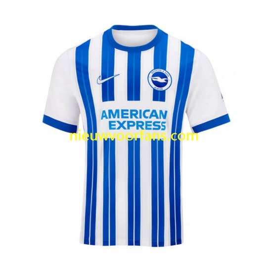 Brighton & Hove Albion Heren Shirt met Bedrukking Thuis 2024-2025 Korte Mouw