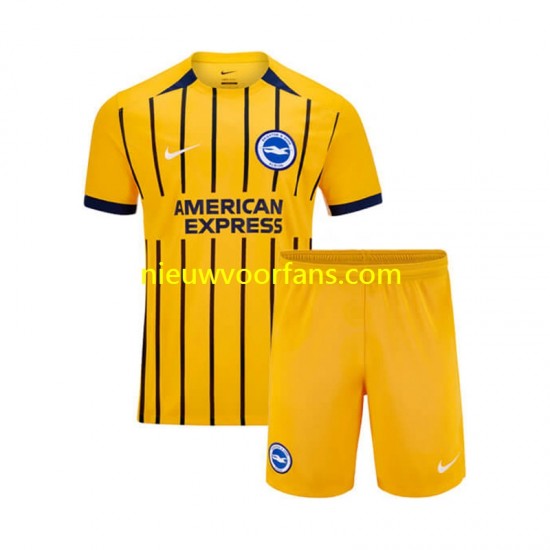 Brighton & Hove Albion Kind Shirt met Bedrukking Uit 2024-2025 Korte Mouw