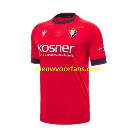 CA Osasuna Heren Shirt met Bedrukking Thuis 2024-2025 Korte Mouw