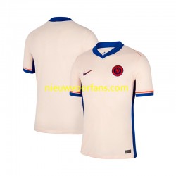 Chelsea Heren Shirt met Bedrukking Uit 2024-2025 Korte Mouw