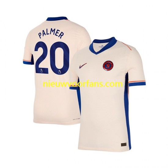 Chelsea Heren Shirt met Bedrukking Cole Palmer 20 Uit 2024-2025 Korte Mouw