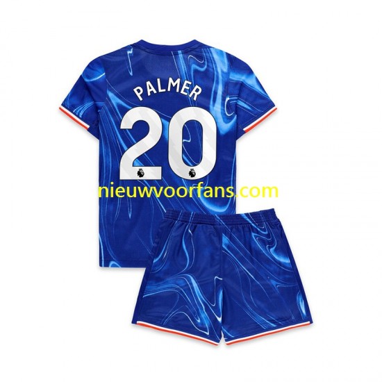 Chelsea Kind Shirt met Bedrukking Cole Palmer 20 Thuis 2024-2025 Korte Mouw