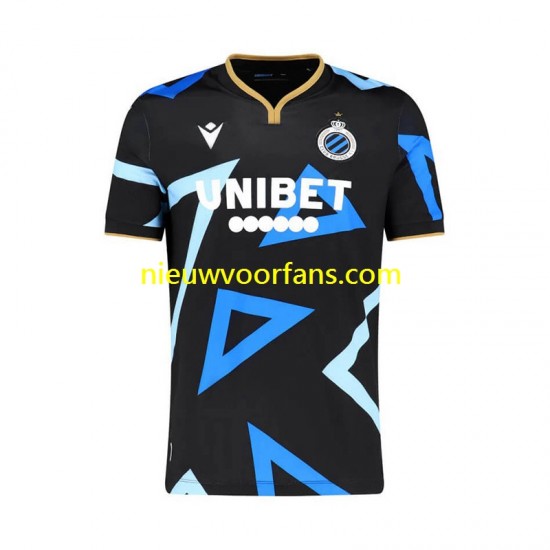 Club Brugge Heren Shirt met Bedrukking Vierde 2023-2024 Korte Mouw