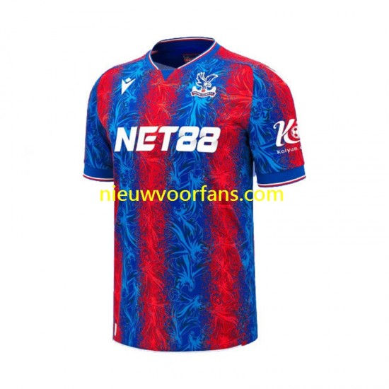 Crystal Palace Heren Shirt met Bedrukking Thuis 2024-2025 Korte Mouw