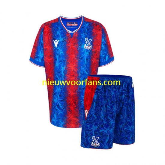 Crystal Palace Kind Shirt met Bedrukking Thuis 2024-2025 Korte Mouw