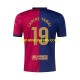 FC Barcelona Heren Shirt met Bedrukking Lamine Yamal 19 Thuis 2024-2025 Korte Mouw