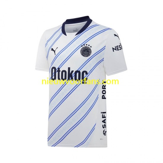 Heren Shirt met Bedrukking Fenerbahce Uit 2024-2025 Korte Mouw