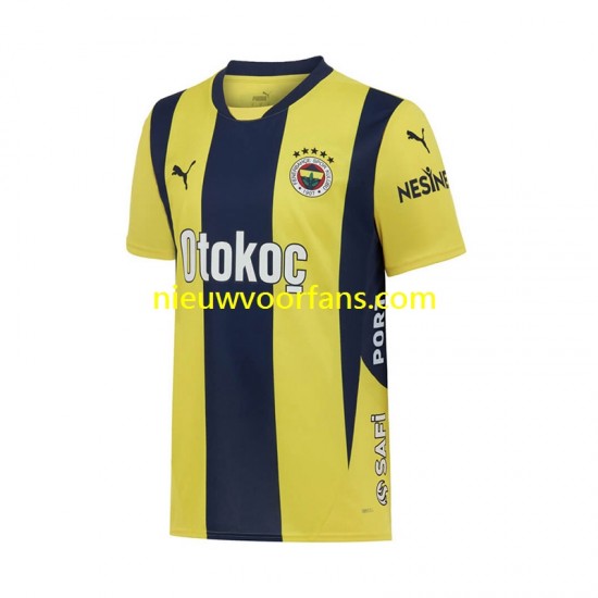 Heren Shirt met Bedrukking Fenerbahce Thuis 2024-2025 Korte Mouw