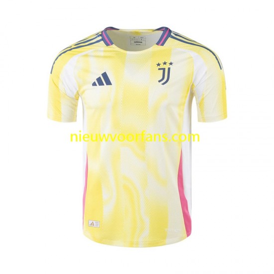 Juventus Heren Shirt met Bedrukking Uit 2024-2025 Korte Mouw