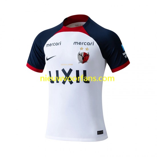 Kashima Antlers Heren Shirt met Bedrukking Uit 2024 Korte Mouw