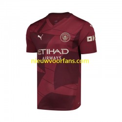 Manchester City Heren Shirt met Bedrukking Derde 2024-2025 Korte Mouw