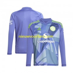 Manchester United Heren Shirt met Bedrukking Doelman Thuis 2024-2025 Lange Mouw