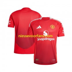 Manchester United Heren Shirt met Bedrukking Thuis 2024-2025 Korte Mouw