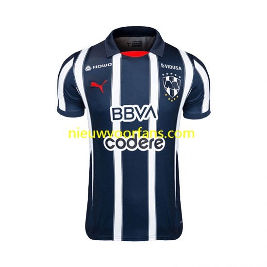 Heren Shirt met Bedrukking Monterrey Thuis 2024-2025 Korte Mouw