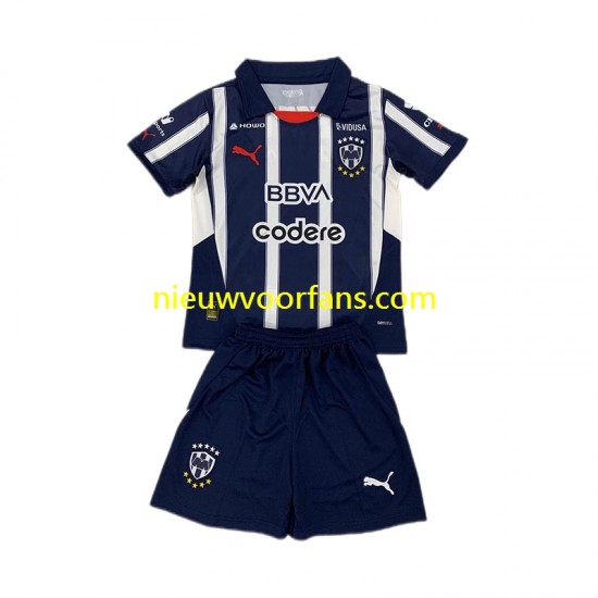 Kind Shirt met Bedrukking Monterrey Thuis 2024-2025 Korte Mouw
