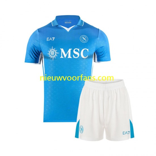 Napoli Kind Shirt met Bedrukking Thuis 2024-2025 Korte Mouw