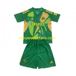 Newcastle United Kind Shirt met Bedrukking Doelman Thuis 2024-2025 Korte Mouw