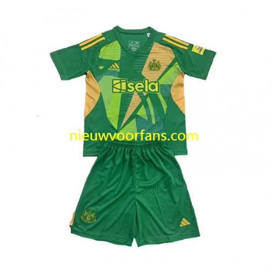 Newcastle United Kind Shirt met Bedrukking Doelman Thuis 2024-2025 Korte Mouw