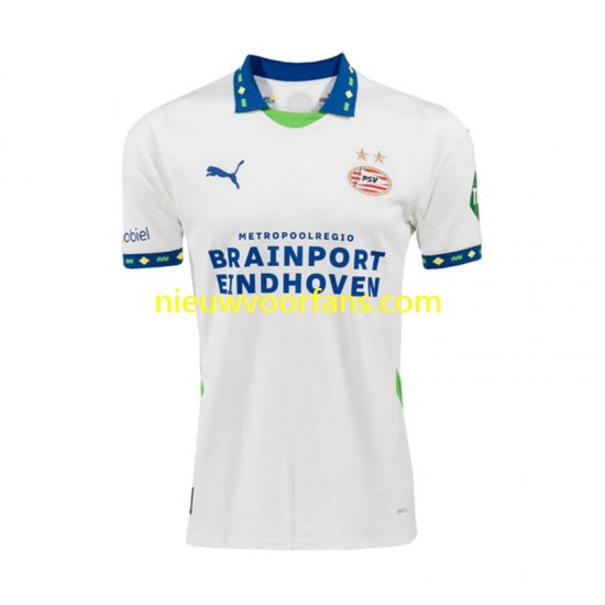 PSV Eindhoven Heren Shirt met Bedrukking Derde 2024-2025 Korte Mouw